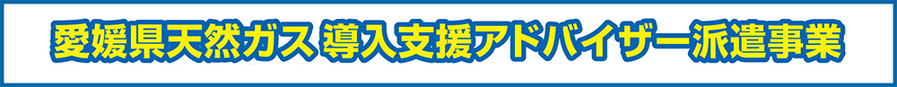愛媛県天然ガス導入支援アドバイザー派遣事業