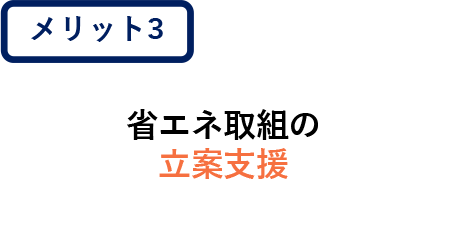 省エネ取組の立案支援